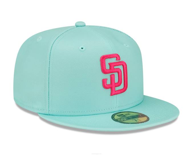 New Era san diego padres mlb city connect groenblauw 59fifty fittedcap BT24848