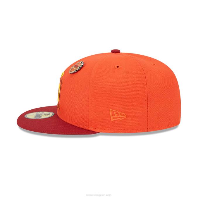 New Era san diego padres outer space oranje 59fifty pet BT24442