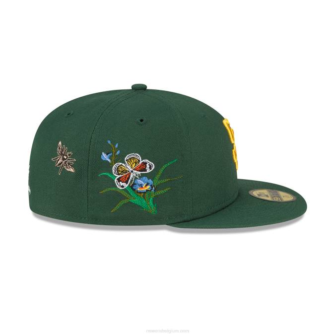 New Era san diego padres vilt x mlb donkergroene 59fifty pet BT24931