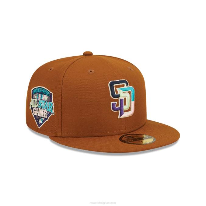 New Era san diego padres vintage bloemen 59fifty pet BT24477