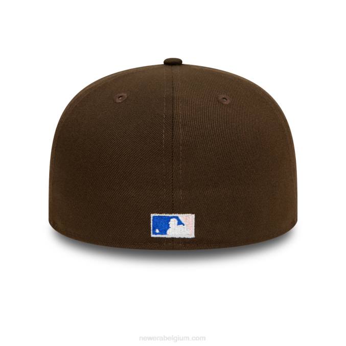 New Era san diego padres walnoot en roze 59fifty pet BT24520