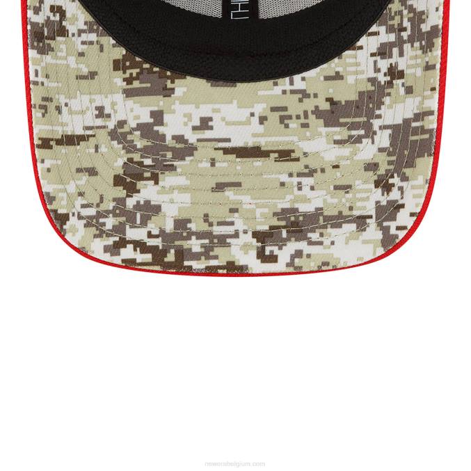 New Era san francisco 49ers nfl salute to service zwarte 39thirty stretch fit pet BT242181