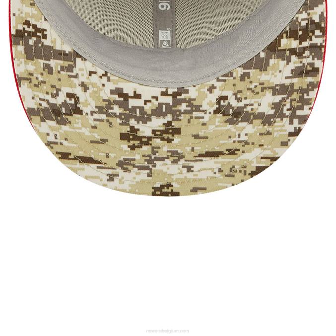 New Era san francisco 49ers nfl salute to service zwarte 9fifty snapback cap BT242103