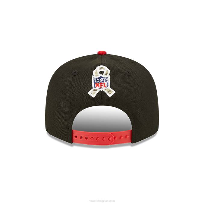 New Era san francisco 49ers nfl salute to service zwarte 9fifty snapback cap BT242103