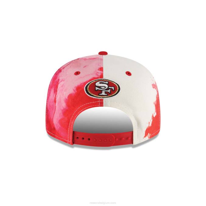New Era san francisco 49ers nfl sideline 2022 rode 9fifty snapback pet BT241932