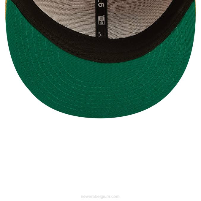 New Era san francisco 49ers nfl zwarte letter boog rode 9fifty snapback pet BT242109