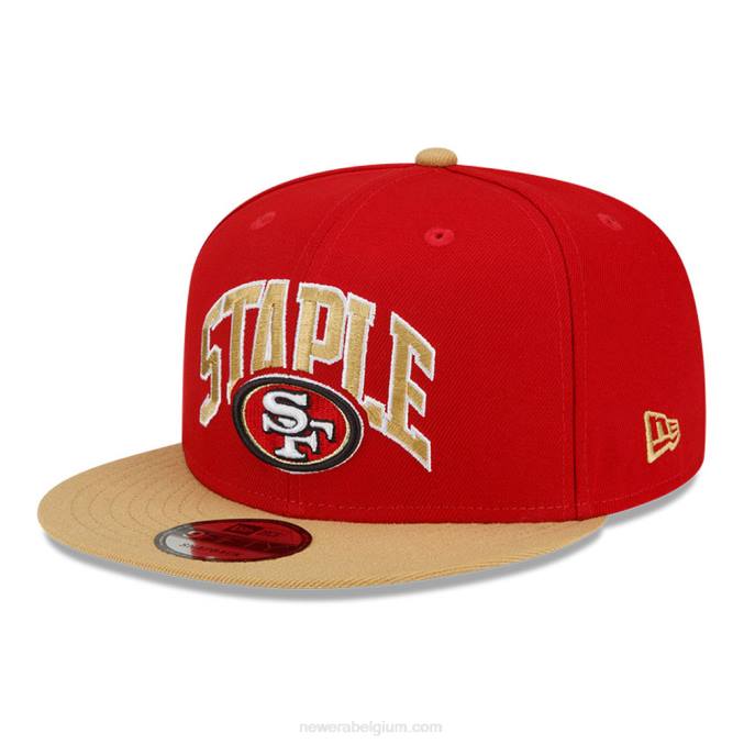New Era san francisco 49ers x nietje rode 9fifty snapback pet BT241916