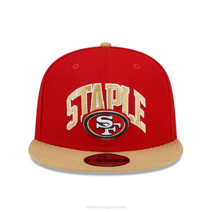 New Era san francisco 49ers x nietje rode 9fifty snapback pet BT241916