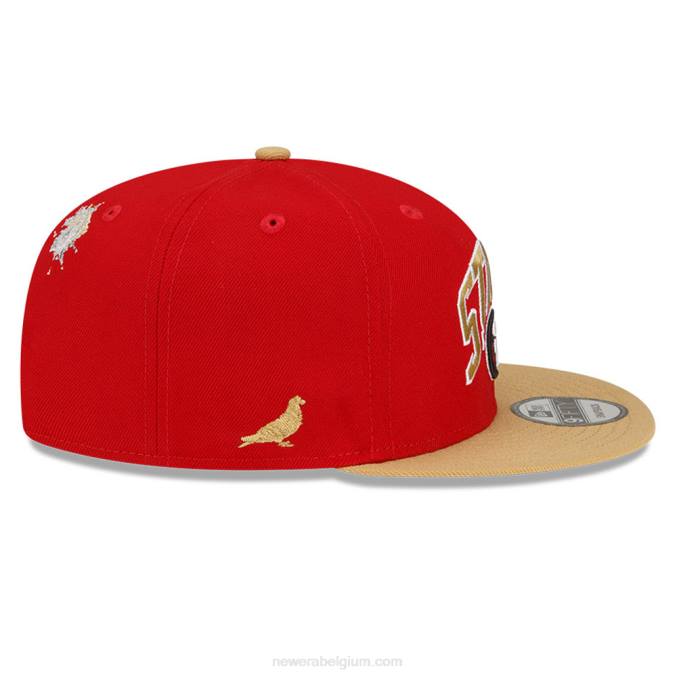New Era san francisco 49ers x nietje rode 9fifty snapback pet BT241916