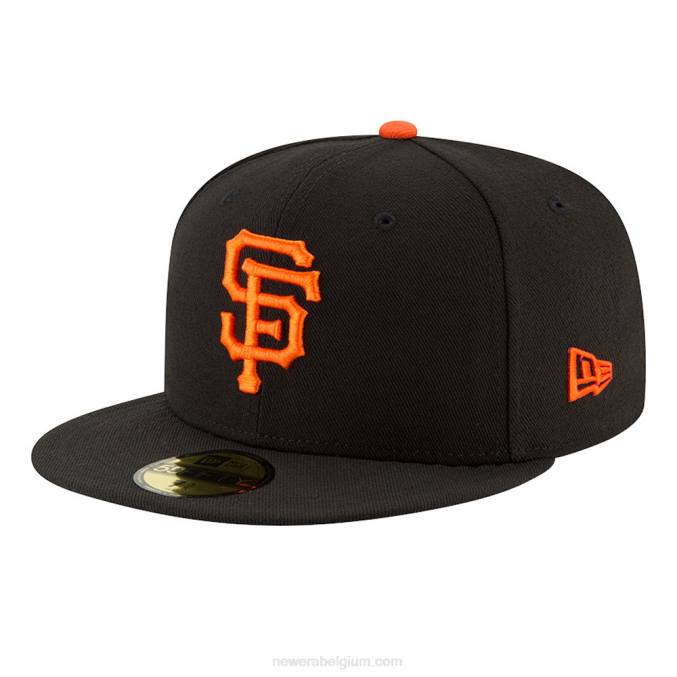 New Era san francisco giants authentiek op veldspel zwarte 59fifty cap BT24122