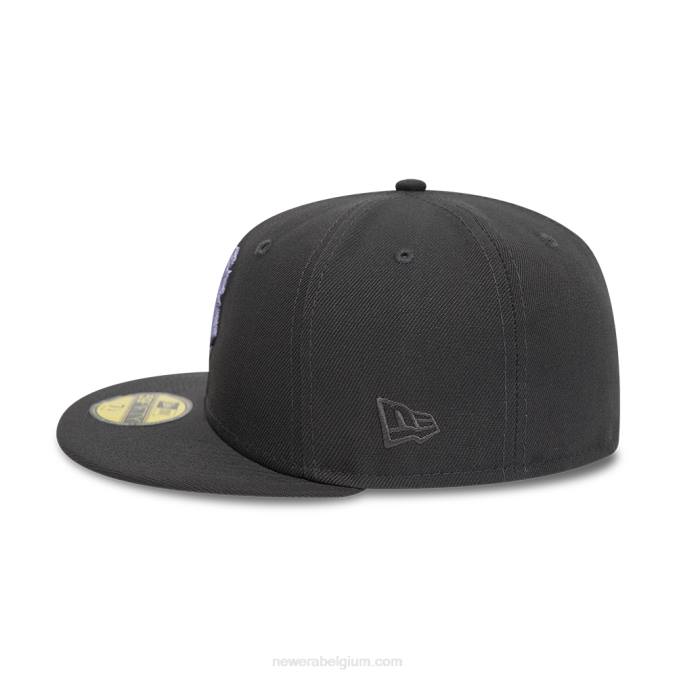 New Era san francisco giants donkergrijze 59fifty getailleerde pet BT241201