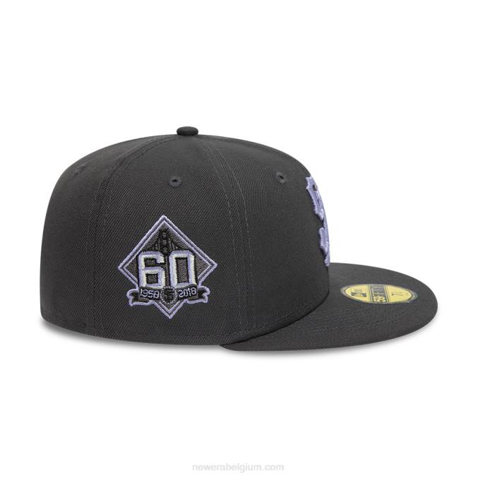 New Era san francisco giants donkergrijze 59fifty getailleerde pet BT241201