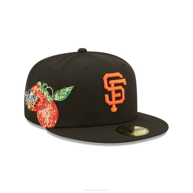 New Era san francisco giants fruit zwart 59fifty getailleerde pet BT241371