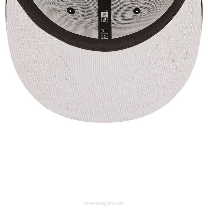 New Era san francisco giants mlb cloud zwart 59fifty getailleerde pet BT24907