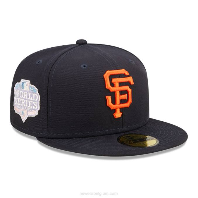 New Era san francisco giants mlb pop sweat navy 59fifty getailleerde pet BT241263