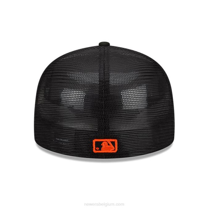New Era san francisco giants mlb slagoefening zwarte 59fifty cap BT2471