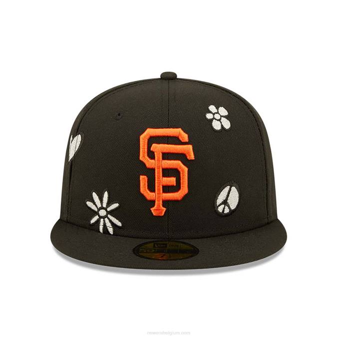 New Era san francisco giants mlb zonlicht pop zwarte 59fifty cap BT241378