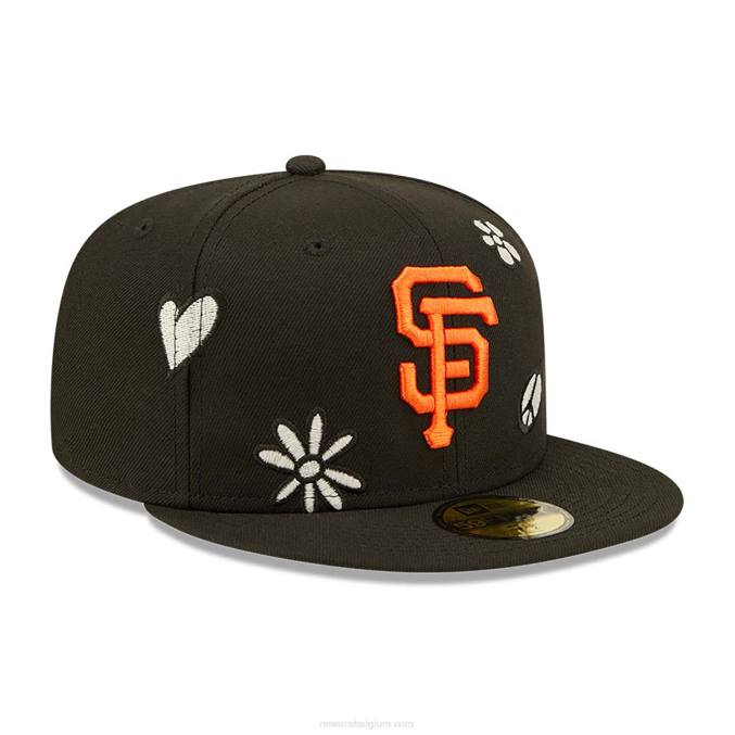 New Era san francisco giants mlb zonlicht pop zwarte 59fifty cap BT241378