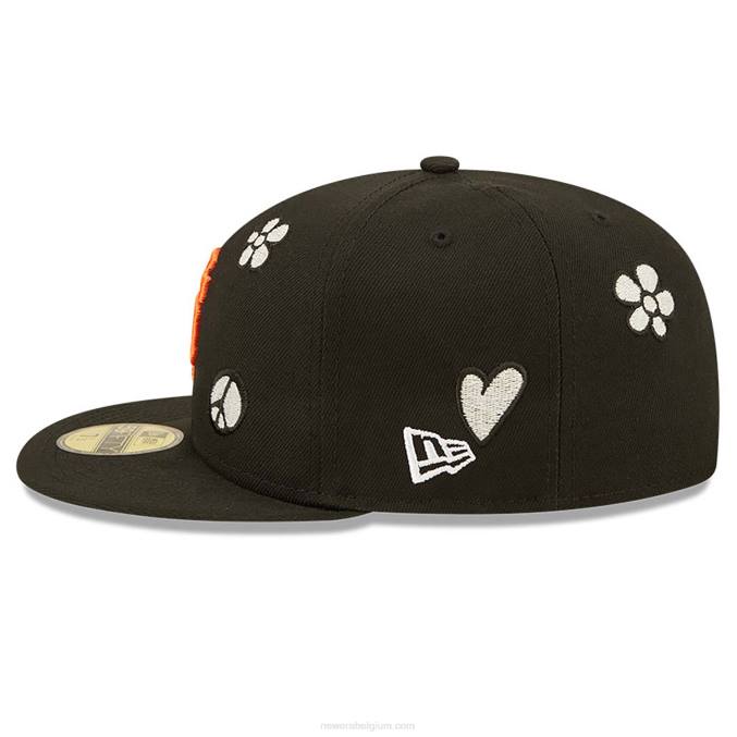New Era san francisco giants mlb zonlicht pop zwarte 59fifty cap BT241378