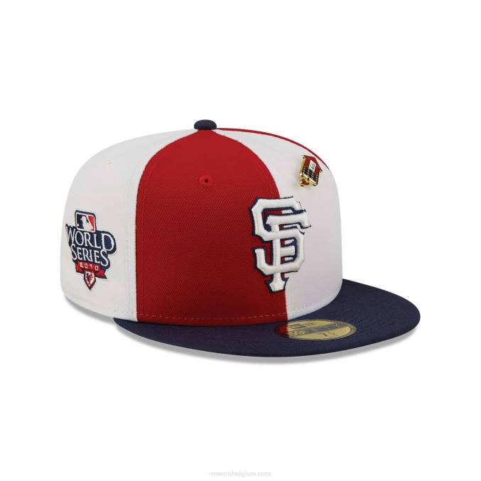 New Era san francisco giants pinwheel americana rode 59fifty getailleerde pet BT24108