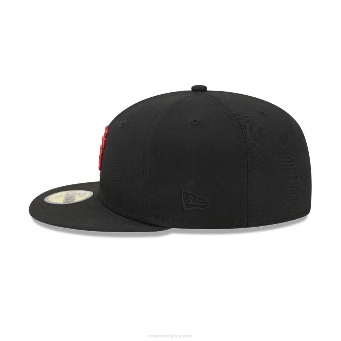 New Era san francisco giants state tartan zwarte 59fifty getailleerde pet BT24637