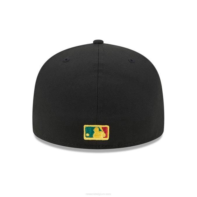 New Era san francisco giants state tartan zwarte 59fifty getailleerde pet BT24637