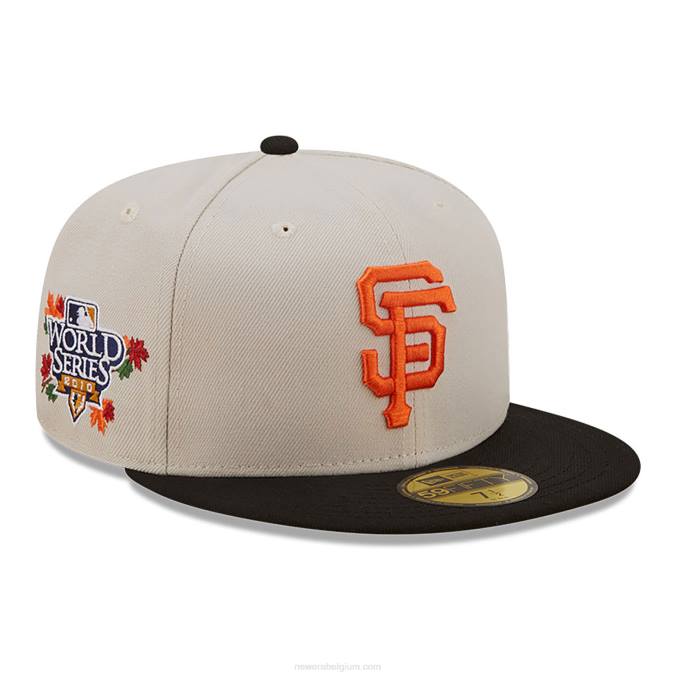 New Era san francisco giants vallen klassieke witte 59fifty getailleerde pet BT24593