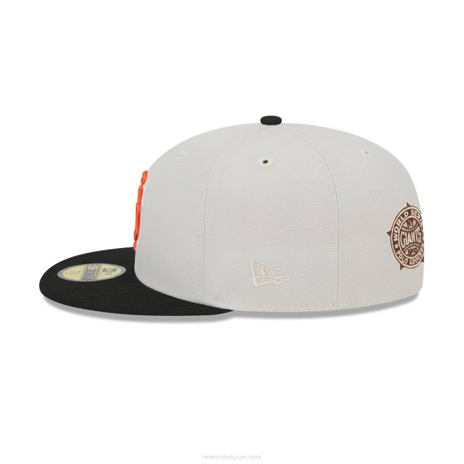 New Era san francisco giants varsity letter stone 59fifty getailleerde pet BT24191
