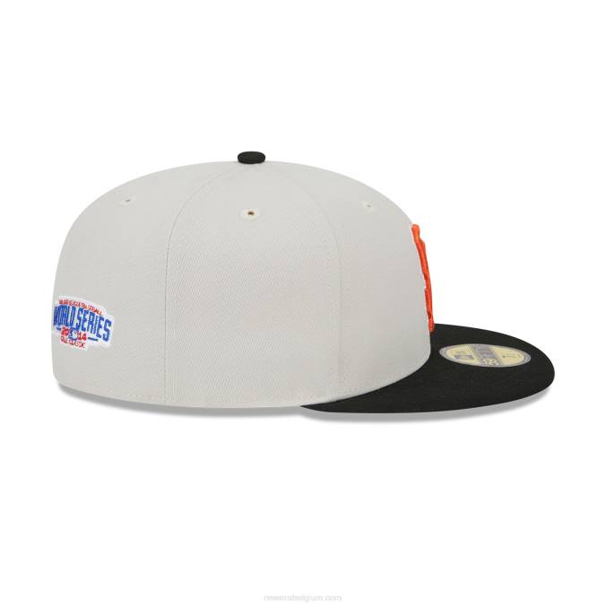 New Era san francisco giants varsity letter stone 59fifty getailleerde pet BT24191