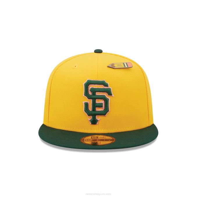 New Era san francisco reuzen terug naar school gele 59fifty pet BT241200