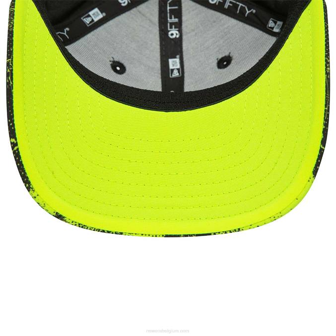 New Era shadow tech vr46 zwarte 9fifty stretch-snap cap BT241951