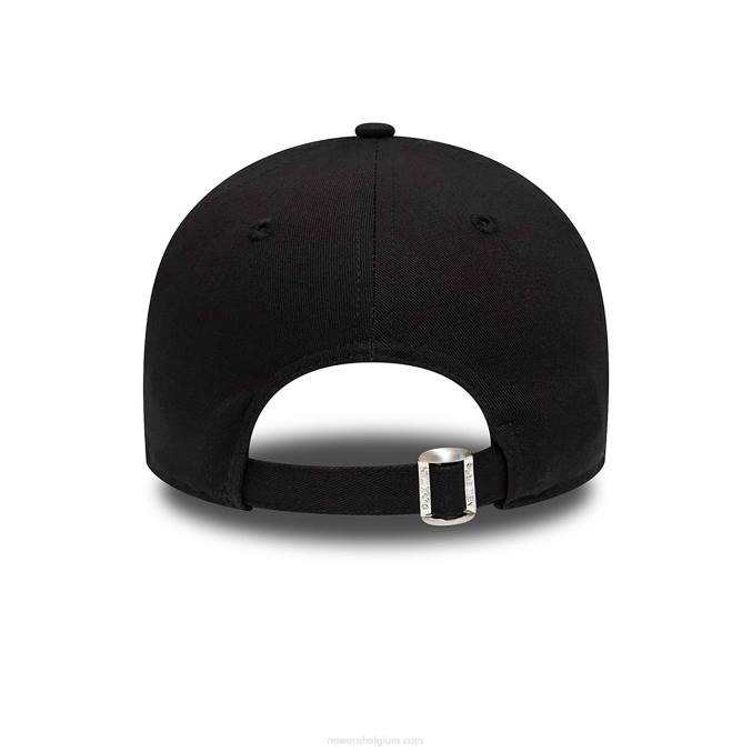 New Era smiley logo zwarte 9forty verstelbare pet BT241590