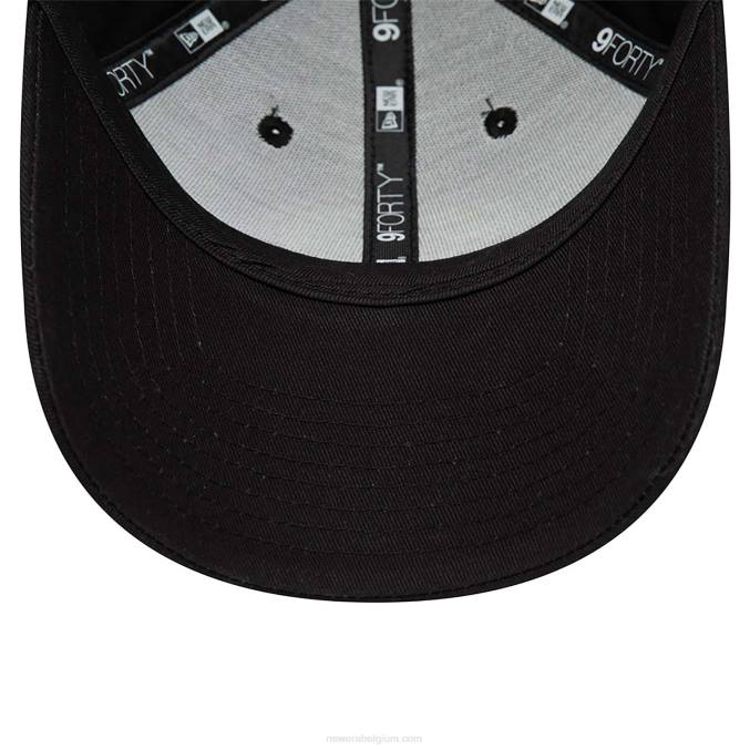 New Era smiley logo zwarte 9forty verstelbare pet BT241590