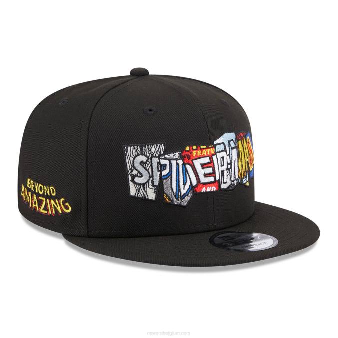 New Era spider-man zwarte 9fifty snapback pet BT242032