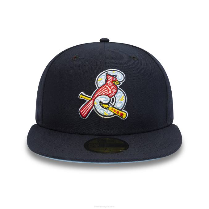 New Era springfield cardinals milb navy 59fifty getailleerde pet BT24869