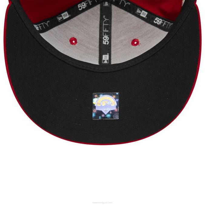 New Era springfield cardinals milb rode 59fifty getailleerde pet BT24868