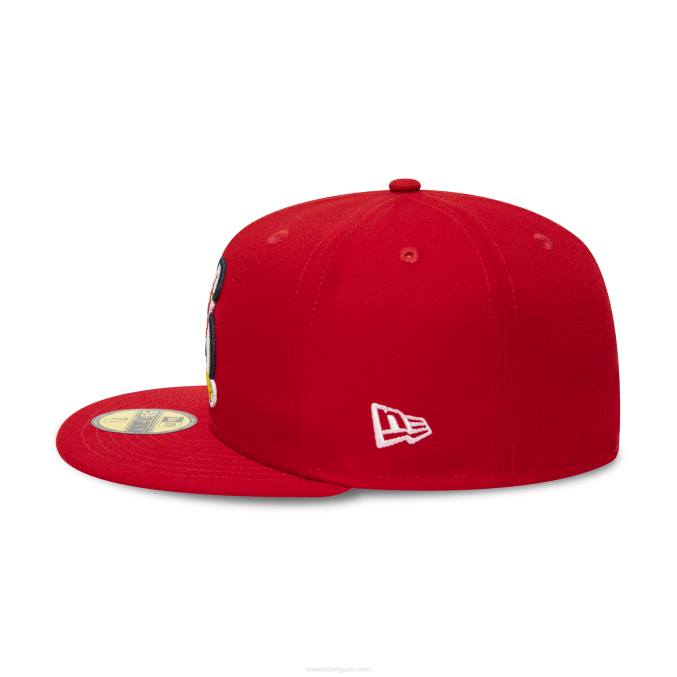 New Era springfield cardinals milb rode 59fifty getailleerde pet BT24868