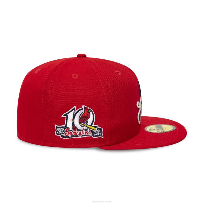 New Era springfield cardinals milb rode 59fifty getailleerde pet BT24868
