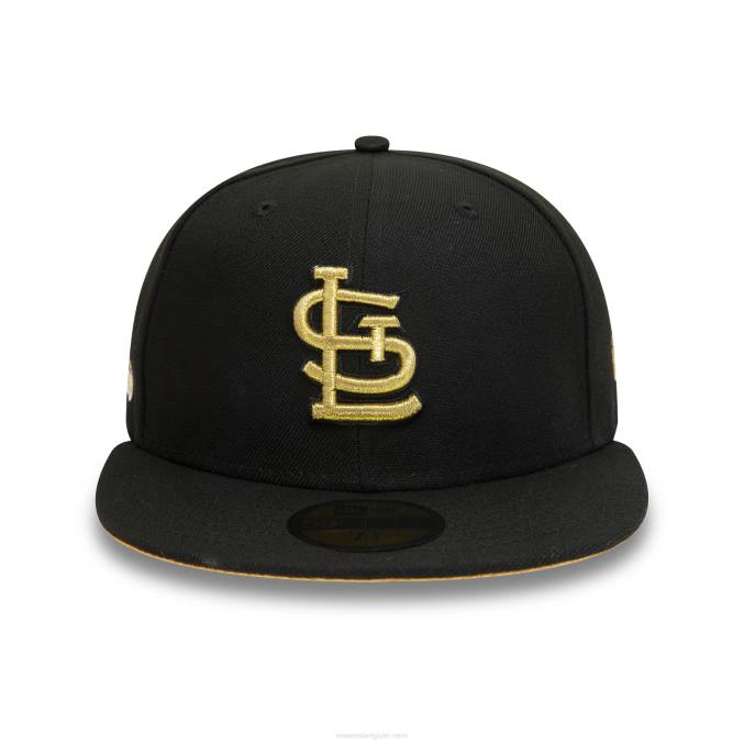 New Era st. louis cardinals 2006 world series zwarte 59fifty getailleerde pet BT241288