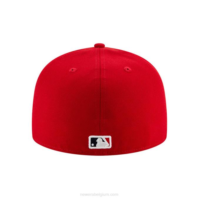 New Era st. louis cardinals authentiek op veldspel rode 59fifty cap BT241434