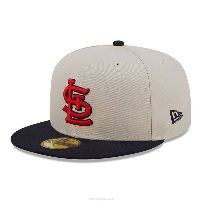 New Era st. louis cardinals herfst klassieke witte 59fifty pet BT24471