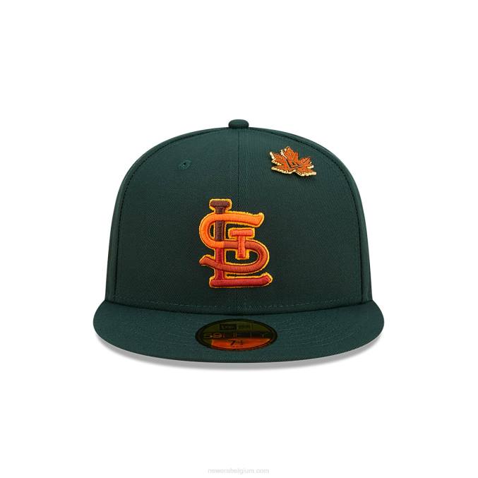 New Era st. louis cardinals lommerrijke donkergroene 59fifty getailleerde pet BT241366