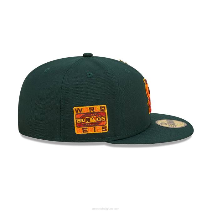 New Era st. louis cardinals lommerrijke donkergroene 59fifty getailleerde pet BT241366