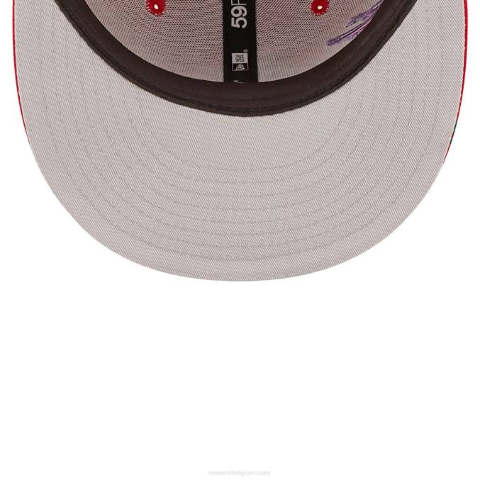 New Era st. louis cardinals mlb blooming red 59fifty getailleerde pet BT24466