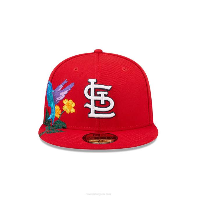 New Era st. louis cardinals mlb blooming red 59fifty getailleerde pet BT24466