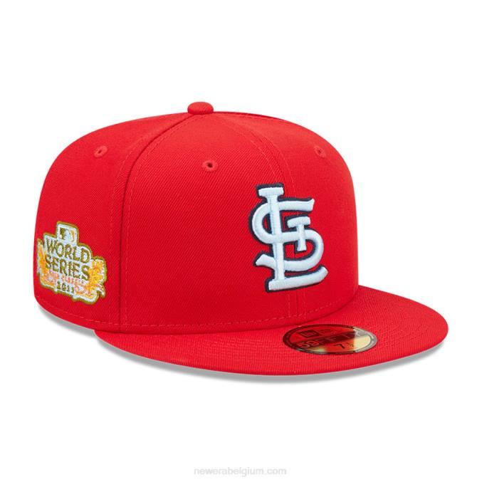 New Era st. louis cardinals mlb cloud red 59fifty getailleerde pet BT241425