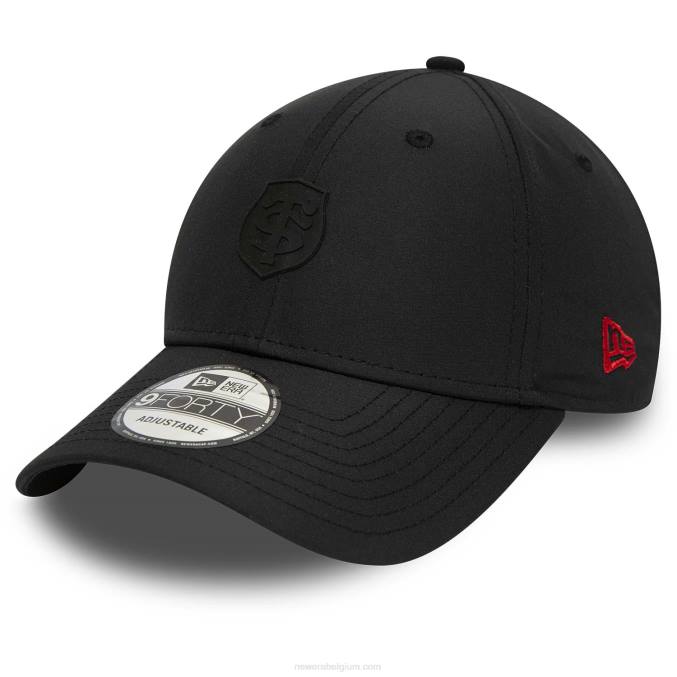 New Era stade toulousain micrologo zwart 9forty verstelbare pet BT241695