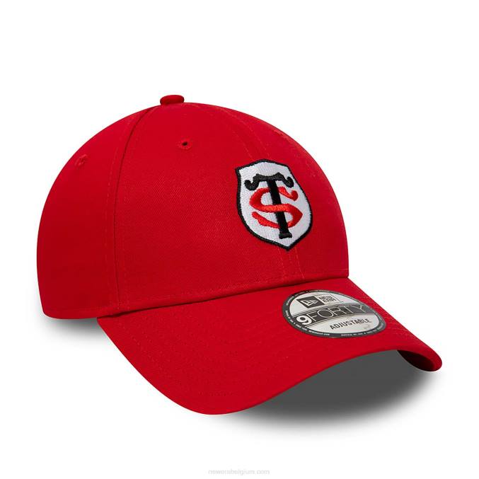 New Era stade toulousain teamlogo rood 9forty verstelbare pet BT241634