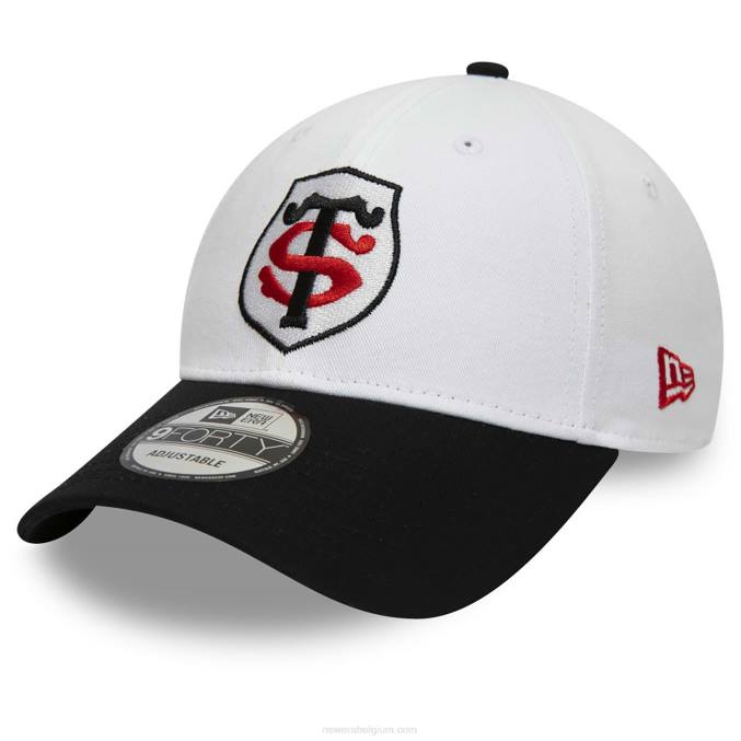 New Era stade toulousain tweekleurige witte 9forty verstelbare pet BT241729