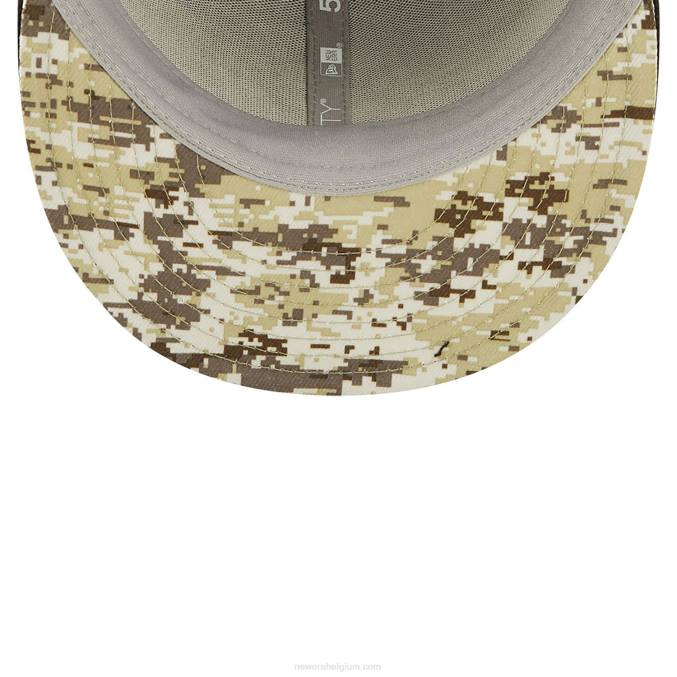 New Era tampa bay buccaneers nfl salute to service zwarte 59fifty getailleerde pet BT24399